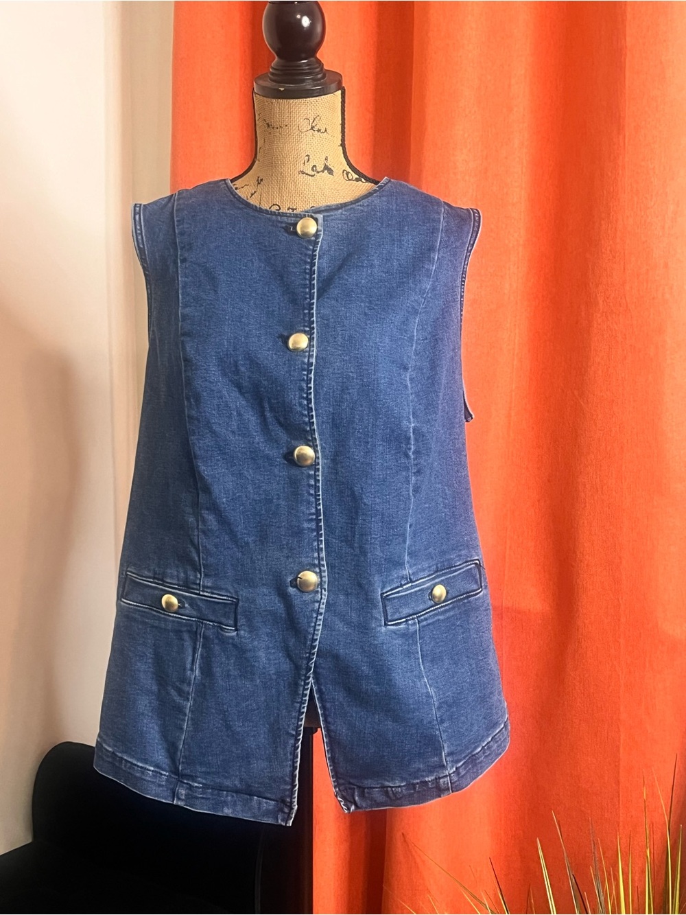 Torrid Classic Denim I Button Front Vest